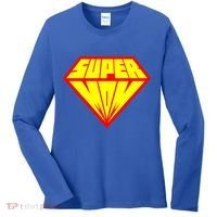 Supermom Super Mom Crest Women's Long Sleeve Shirt thumb 0