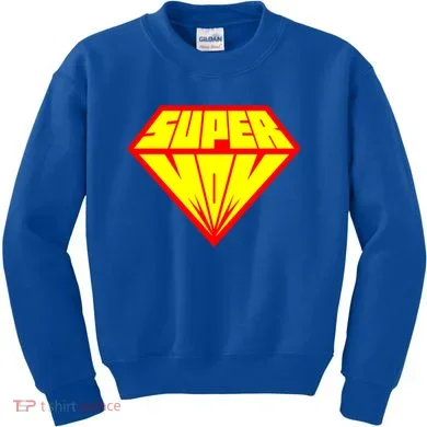 Supermom Super Mom Crest Kids Sweatshirt