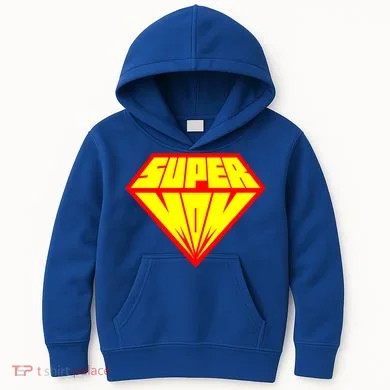 Supermom Super Mom Crest Kids Hoodie