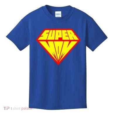 Supermom Super Mom Crest Kids T-Shirt