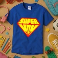 Supermom Super Mom Crest Kids T-Shirt thumb 3