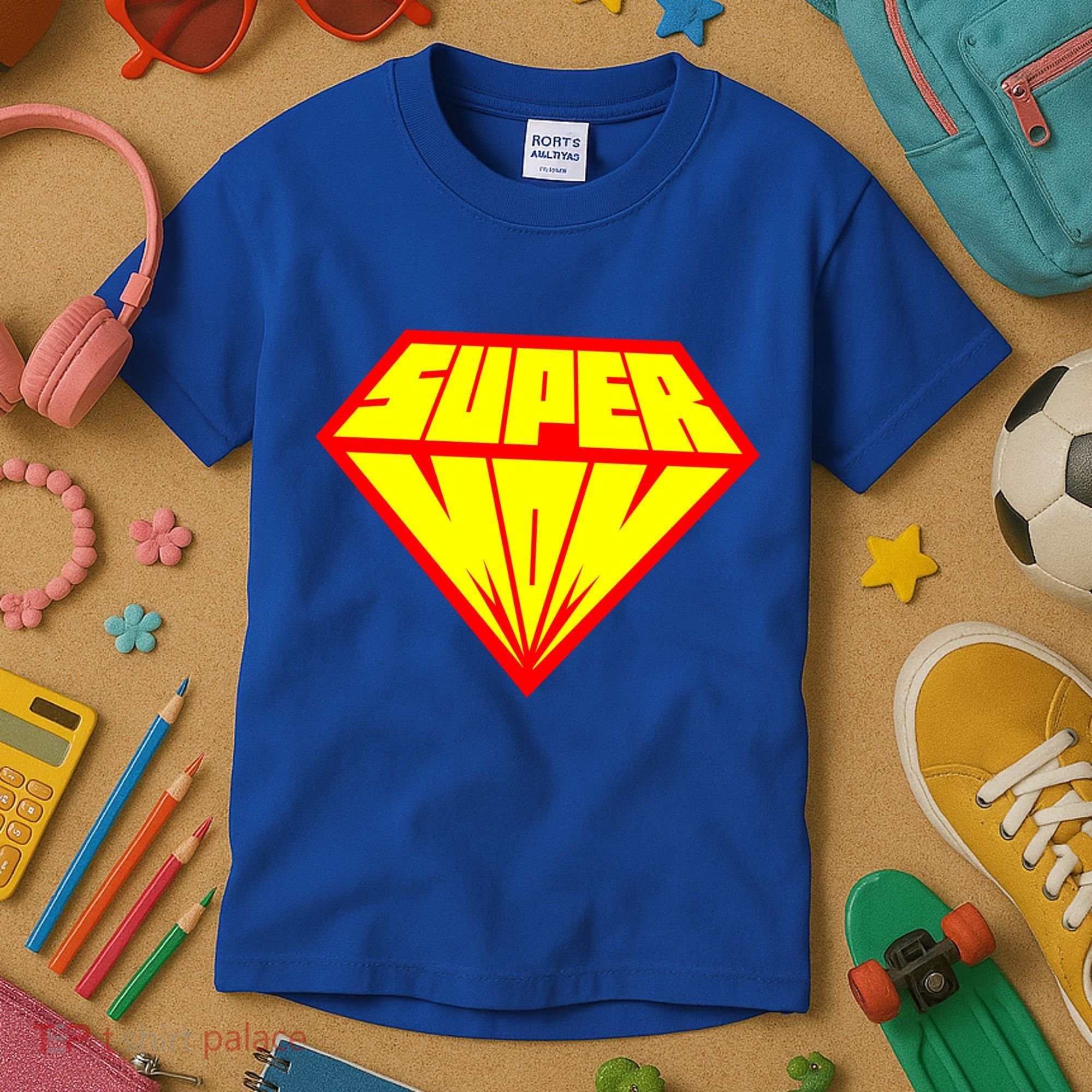 Supermom Super Mom Crest Kids T-Shirt