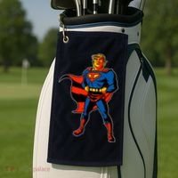 Supertrump Super Donald Trump President 2020 Golf Towel thumb 2