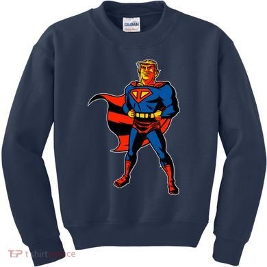 Supertrump Super Donald Trump President 2020 Kids Sweatshirt