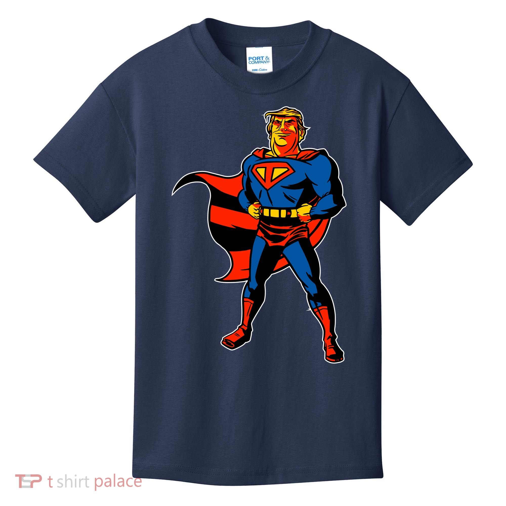 Supertrump Super Donald Trump President 2020 Kids T-Shirt