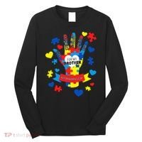 Support Autism Awareness Day For My Brother Long Sleeve Shirt thumb 0