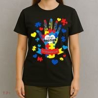 Support Autism Awareness Day For My Brother T-Shirt thumb 4