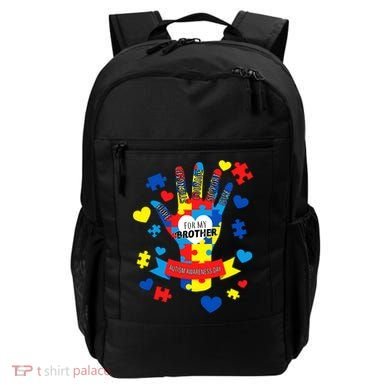 Support Autism Awareness Day For My Brother Backpack