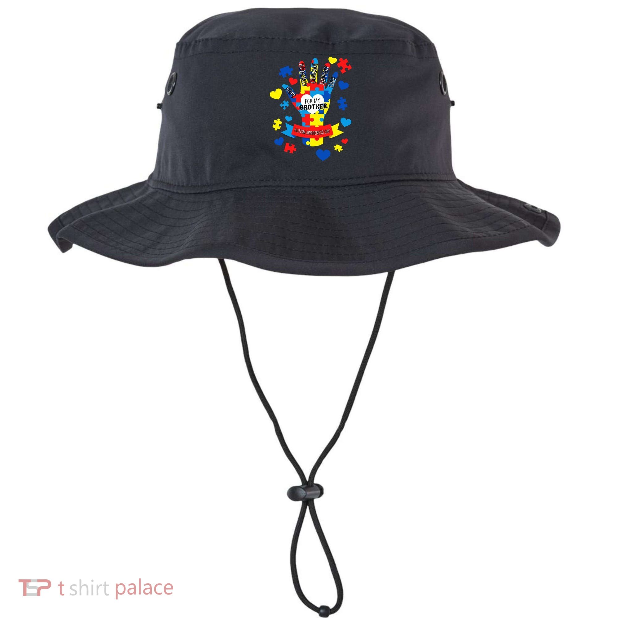Support Autism Awareness Day For My Brother Bucket Hat