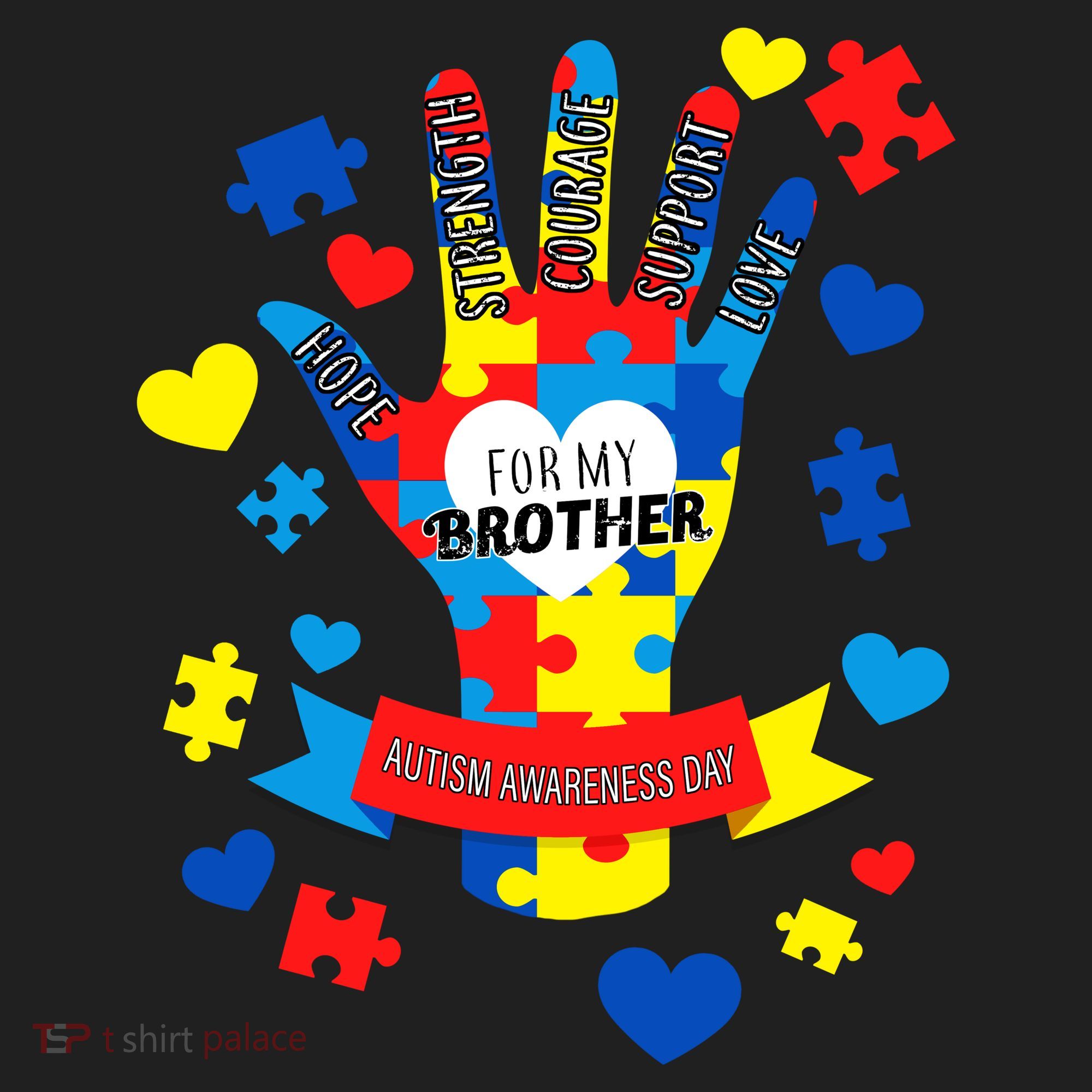Support Autism Awareness Day For My Brother Tumbler