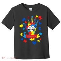 Support Autism Awareness Day For My Brother Toddler T-Shirt thumb 0