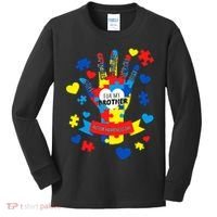 Support Autism Awareness Day For My Brother Kids Long Sleeve Shirt thumb 0