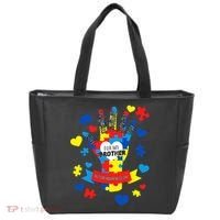Support Autism Awareness Day For My Brother Tote Bag thumb 0