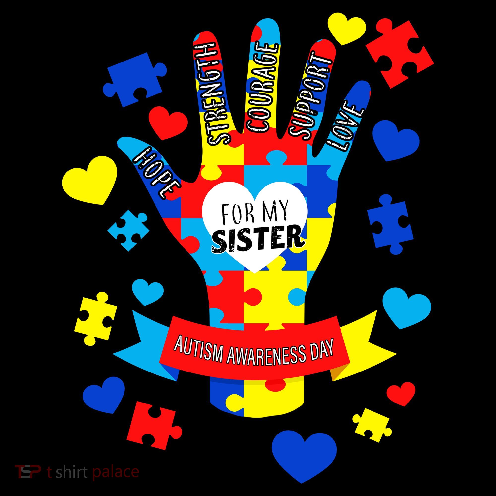 Support Autism Awareness Day For My Sister Backpack