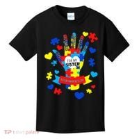 Support Autism Awareness Day For My Sister Kids T-Shirt thumb 0