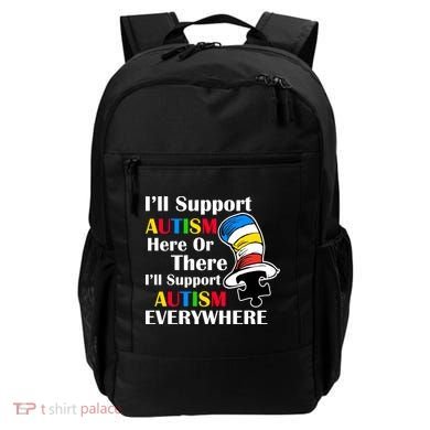Support Autism Here Or There And Everywhere Backpack
