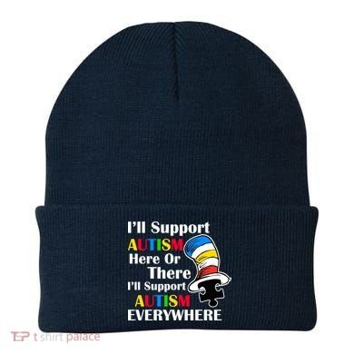 Support Autism Here Or There And Everywhere Beanie