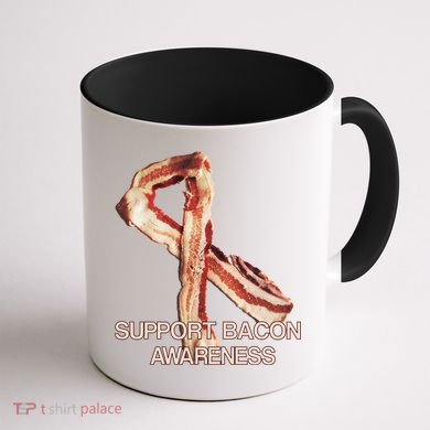 Support Bacon Awareness Coffee Mug back