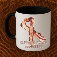 Support Bacon Awareness Coffee Mug thumb 2