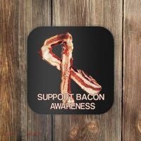 Support Bacon Awareness Coaster thumb 0