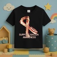 Support Bacon Awareness Toddler T-Shirt thumb 3