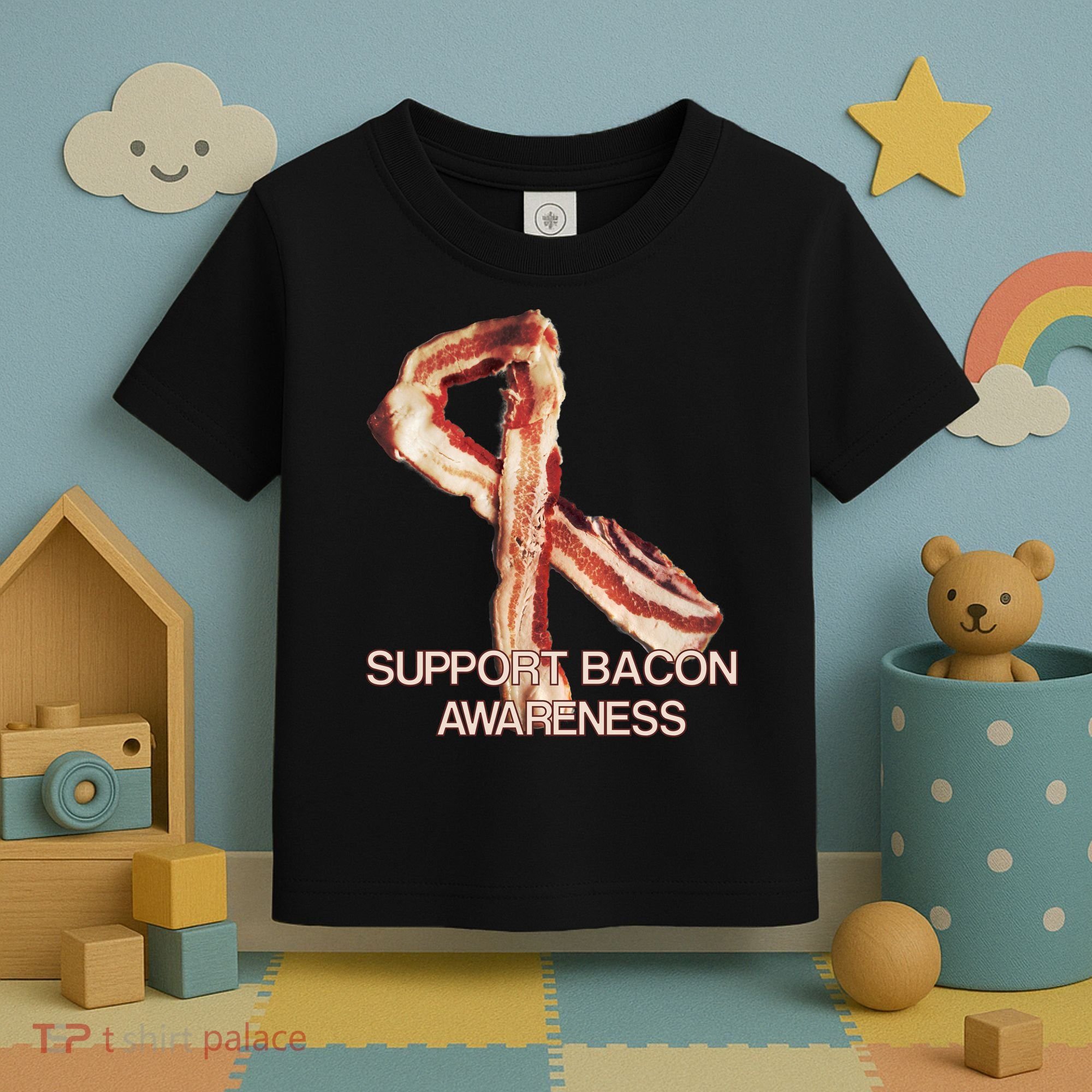 Support Bacon Awareness Toddler T-Shirt
