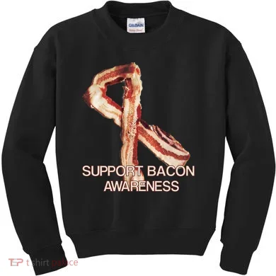 Support Bacon Awareness Kids Sweatshirt