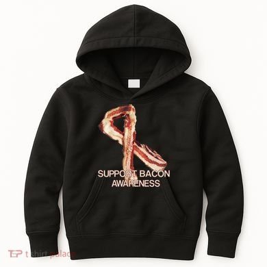 Support Bacon Awareness Kids Hoodie