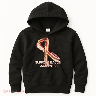 Support Bacon Awareness Kids Hoodie