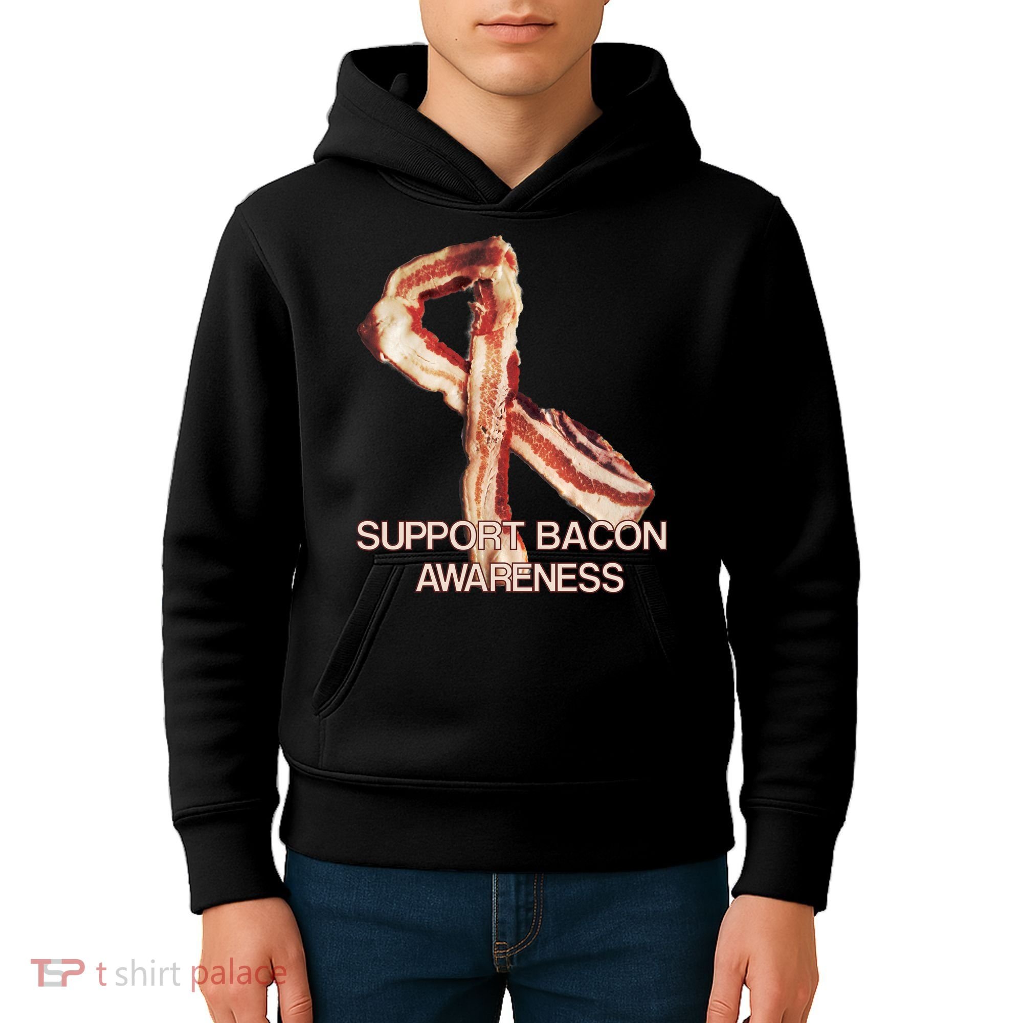 Support Bacon Awareness Kids Hoodie