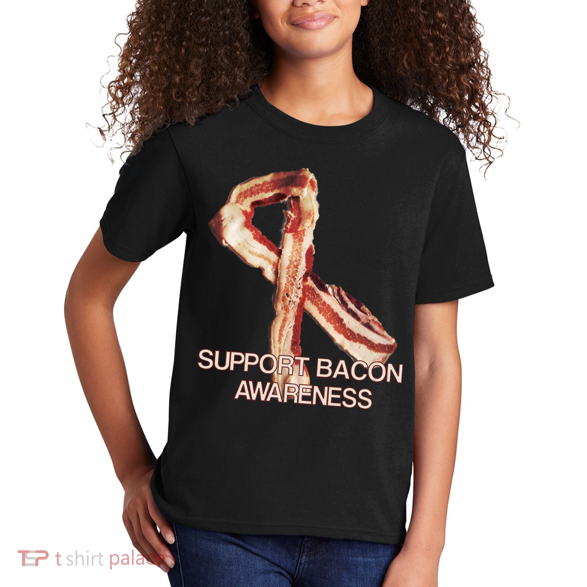Support Bacon Awareness Kids T-Shirt