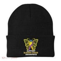 Support Bladder Cancer Awareness Butterfly Beanie thumb 0