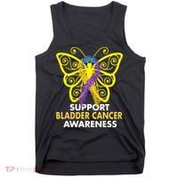 Support Bladder Cancer Awareness Butterfly Tank Top thumb 0