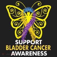 Support Bladder Cancer Awareness Butterfly Golf Towel thumb 3