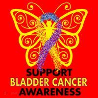 Support Bladder Cancer Awareness Butterfly Santa Hat thumb 1