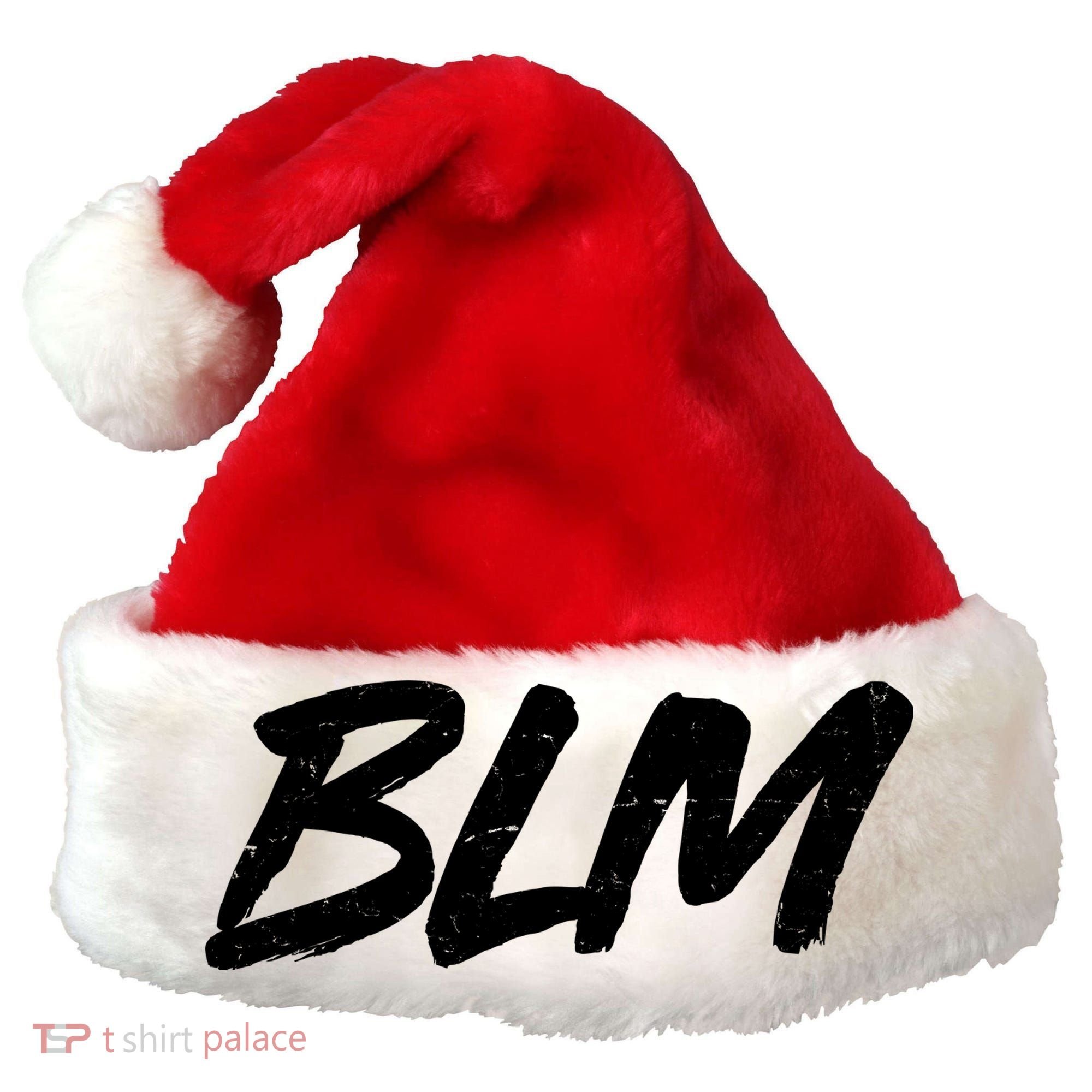 Support BLM Black Lives Matter Santa Hat