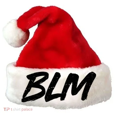 Support BLM Black Lives Matter Santa Hat
