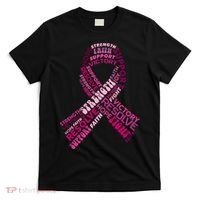 Support Breast Cancer Ribbon Strong T-Shirt thumb 0