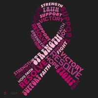 Support Breast Cancer Ribbon Strong Tumbler thumb 3