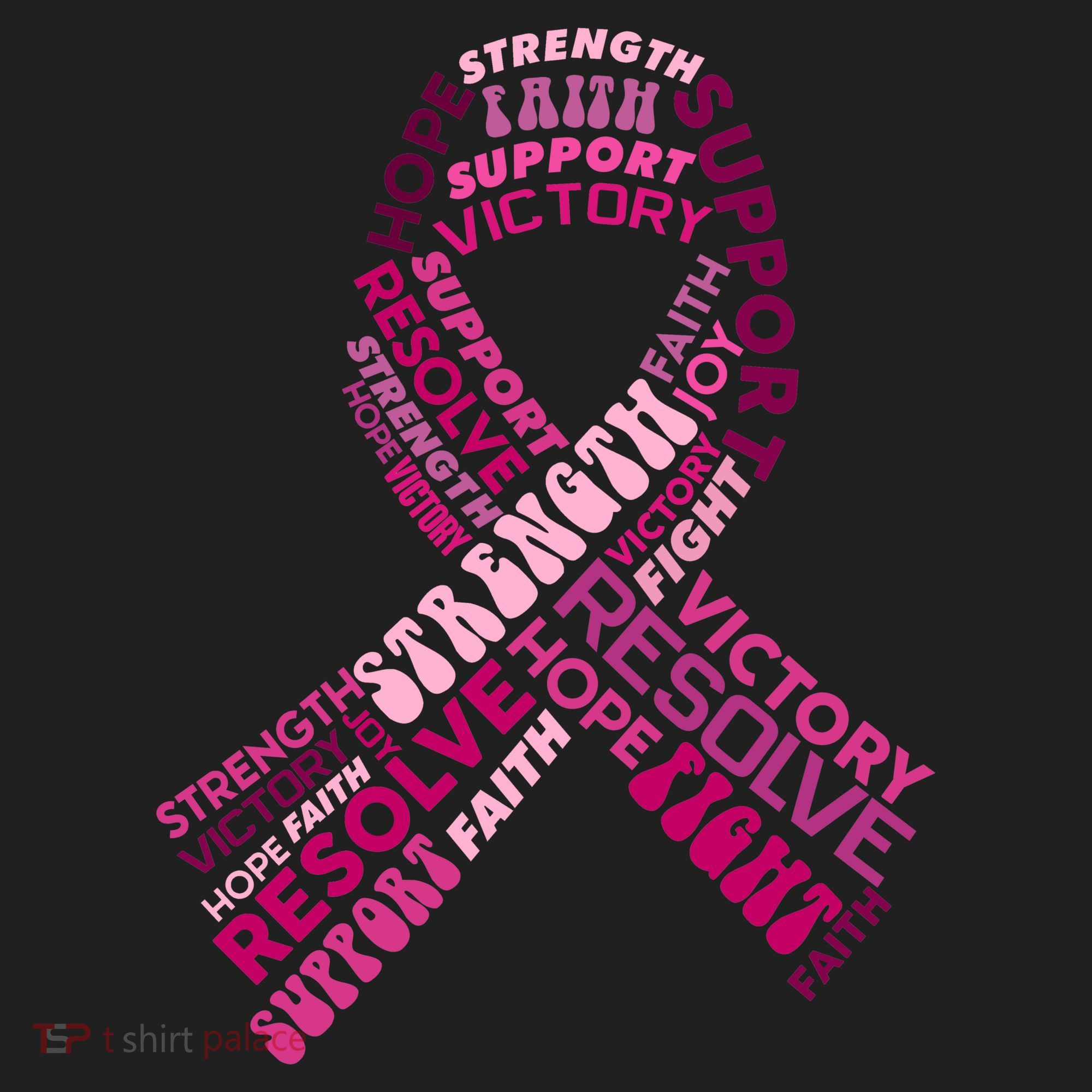 Support Breast Cancer Ribbon Strong Tumbler