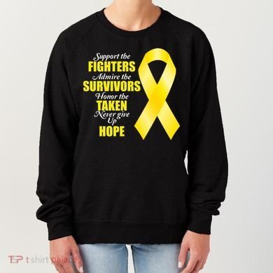 Support Childhood Cancer Awareness Quote Women's Sweatshirt