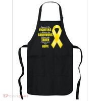 Support Childhood Cancer Awareness Quote Apron thumb 0