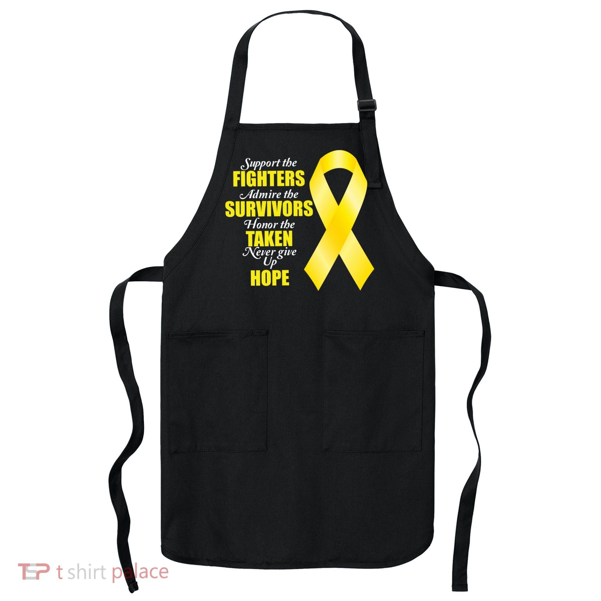 Support Childhood Cancer Awareness Quote Apron