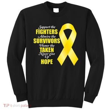Support Childhood Cancer Awareness Quote Sweatshirt
