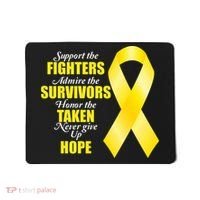 Support Childhood Cancer Awareness Quote Mousepad thumb 0
