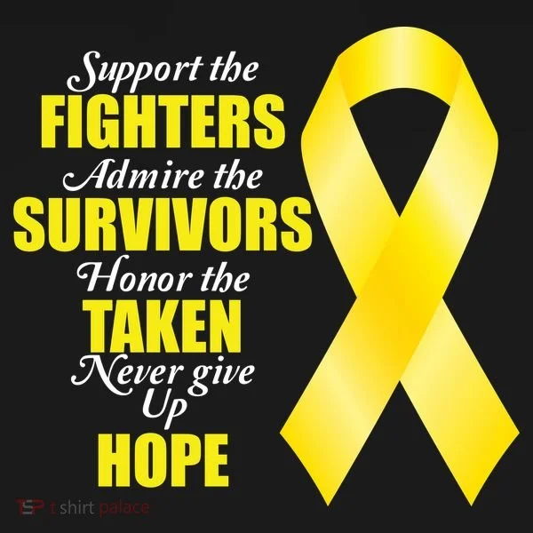 Support Childhood Cancer Awareness Quote Baby Bodysuit