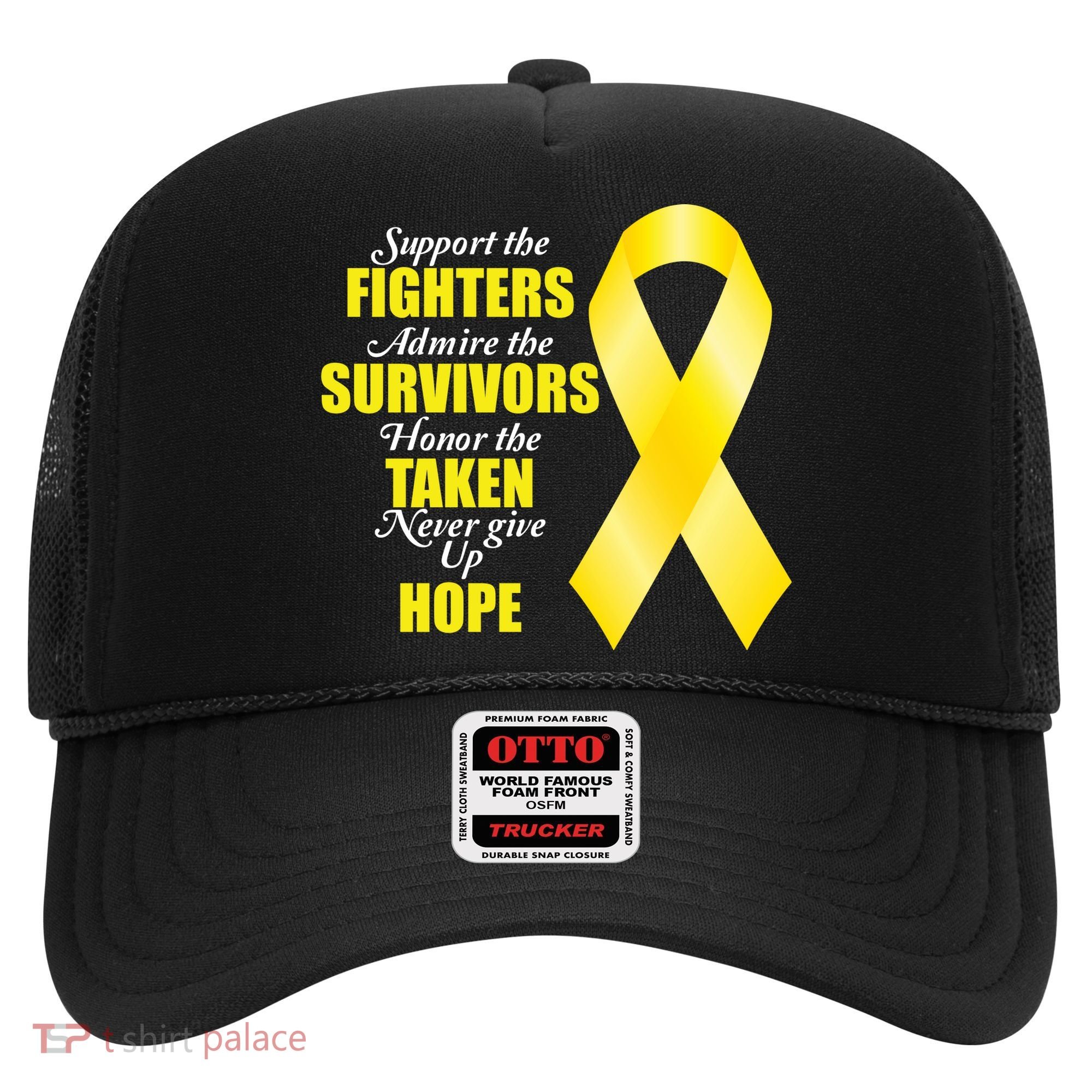Support Childhood Cancer Awareness Quote Hat