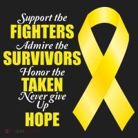 Support Childhood Cancer Awareness Quote Golf Towel thumb 3