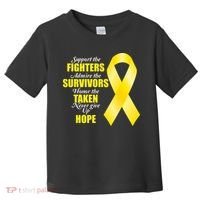 Support Childhood Cancer Awareness Quote Toddler T-Shirt thumb 0