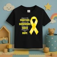 Support Childhood Cancer Awareness Quote Toddler T-Shirt thumb 3